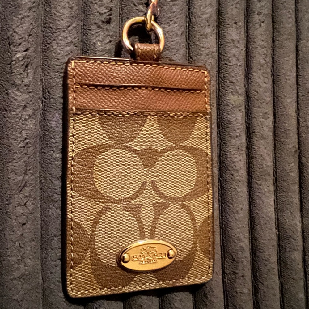 Coach ID and credit card holder
